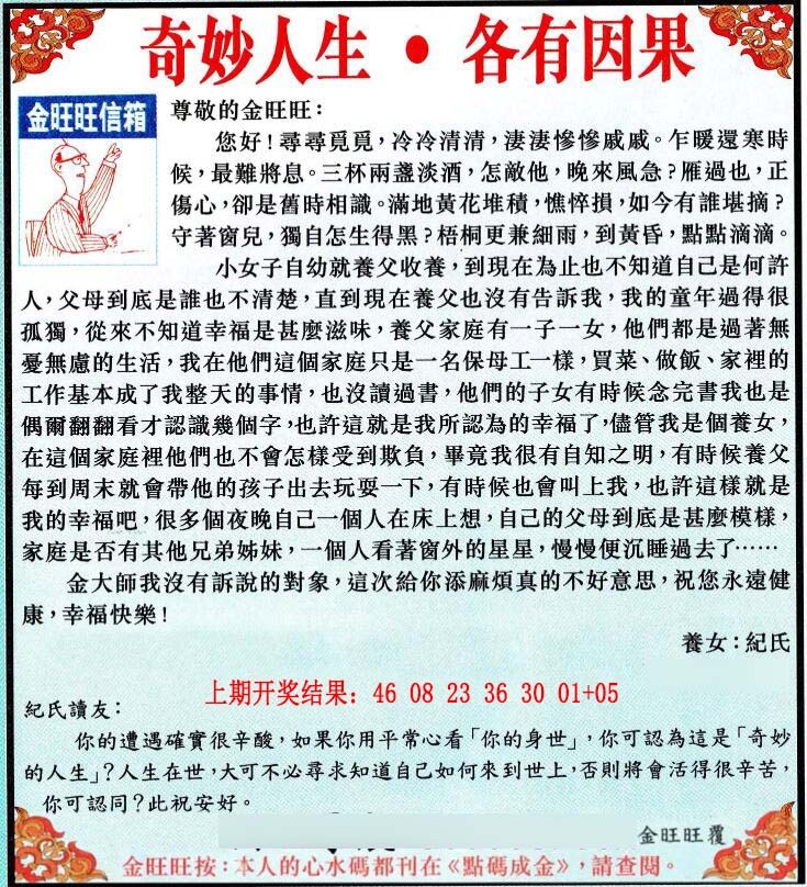 084期金旺旺信箱[图]